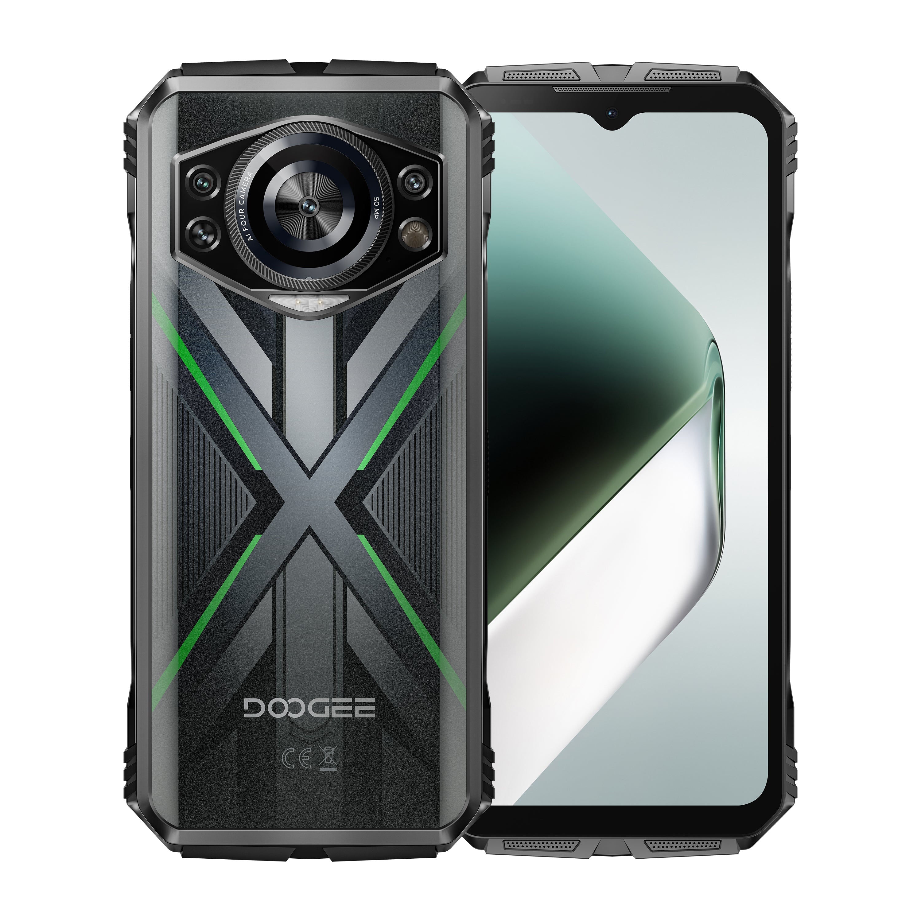 DOOGEE S Cyber Pro Rugged Phone 32GB+512GB 10800mAh Large Battery