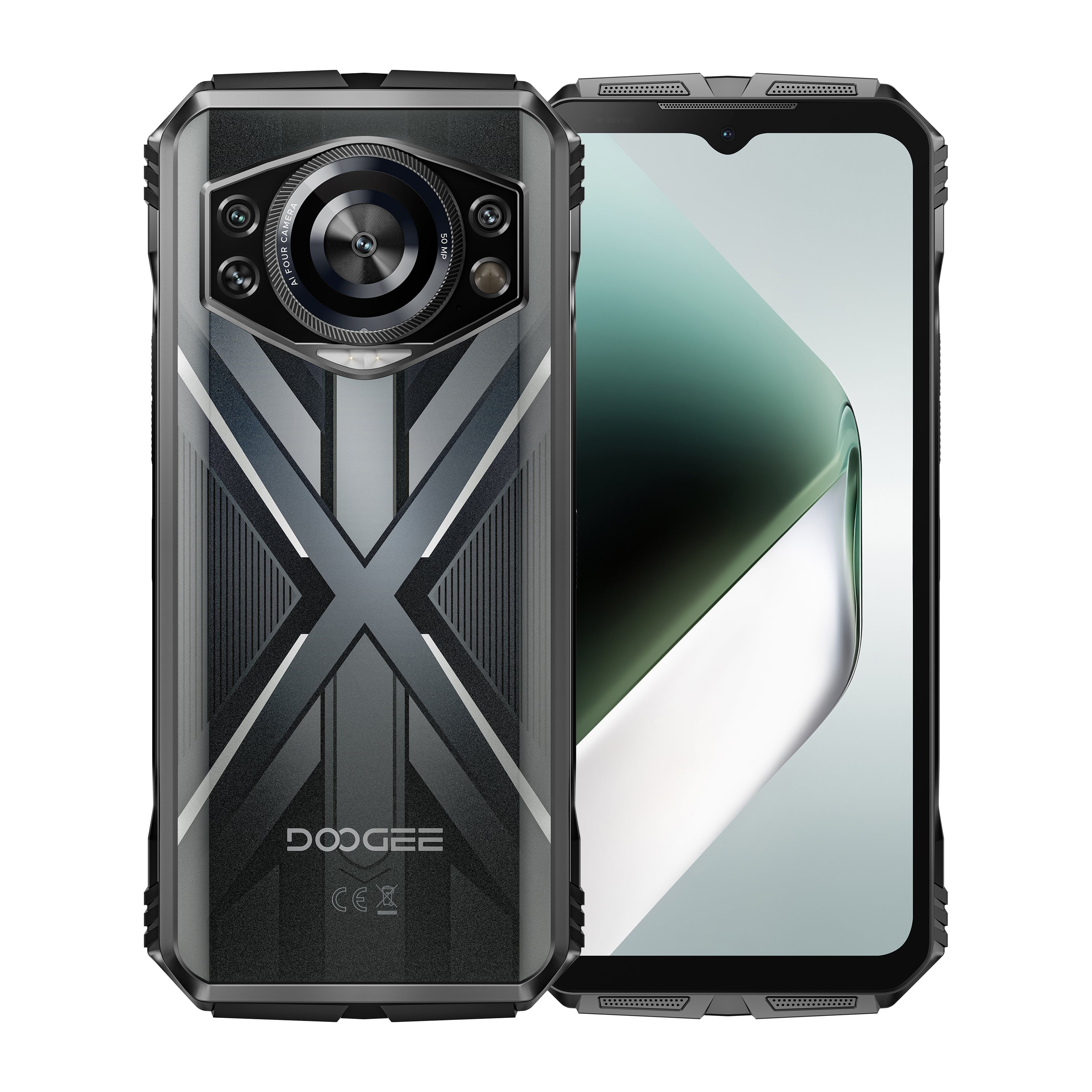 DOOGEE S Cyber Pro Rugged Phone 32GB+512GB 10800mAh Large Battery